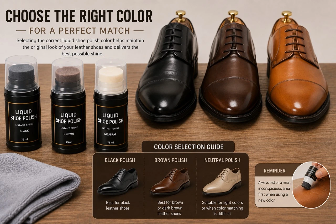 info-1-1 Choosing the correct liquid shoe polish color